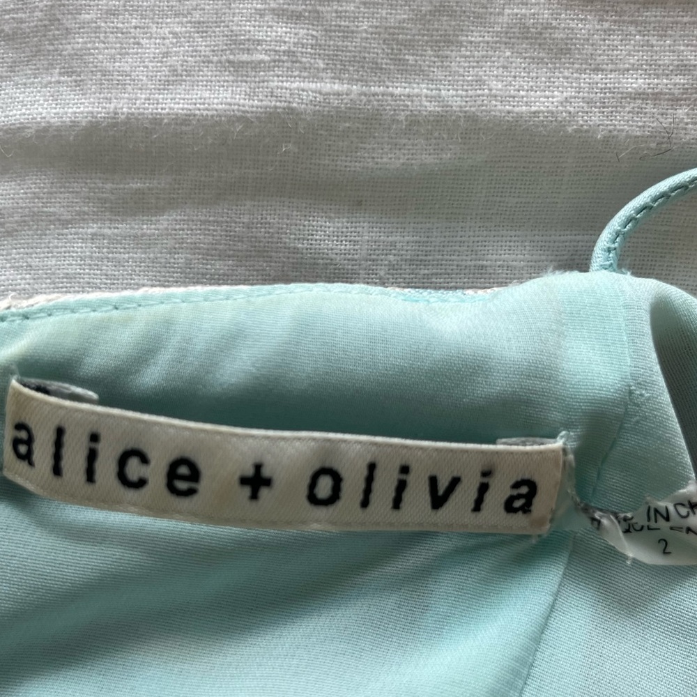 Alice + Olivia Structured Mini Dress - image 5